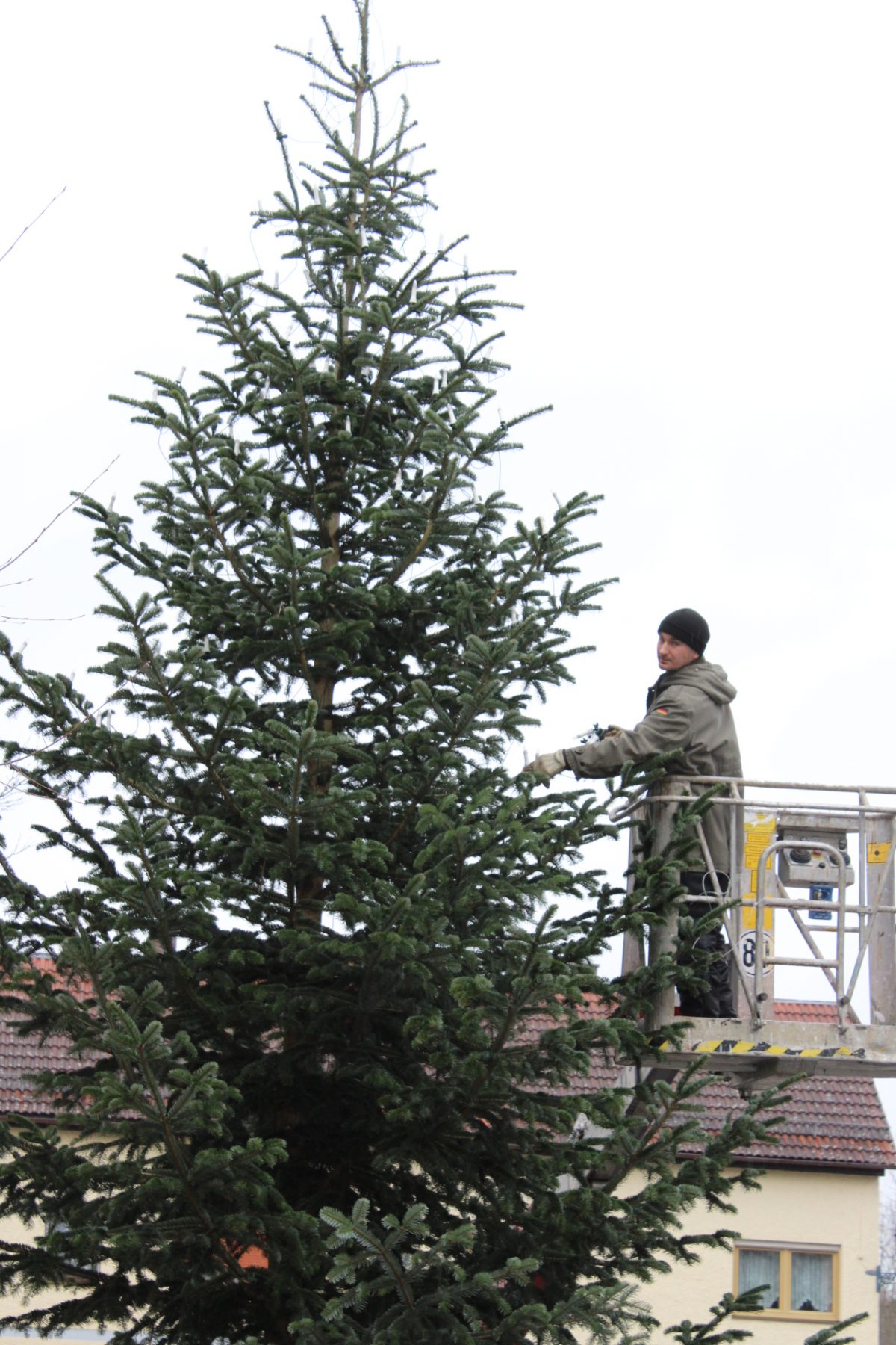 Unser Christbaum