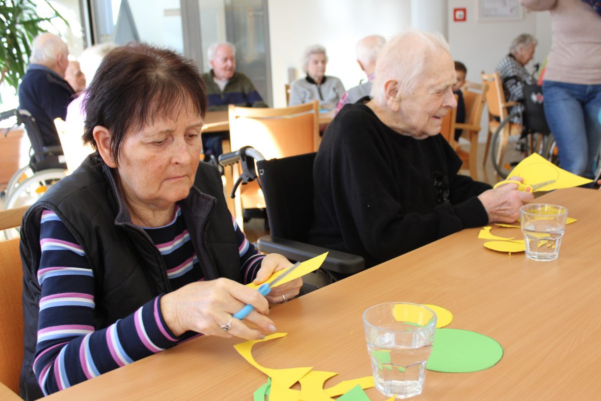 Kindergartenkinder zu Besuch