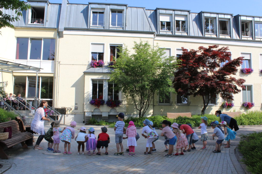 Kindergarten zu Besuch