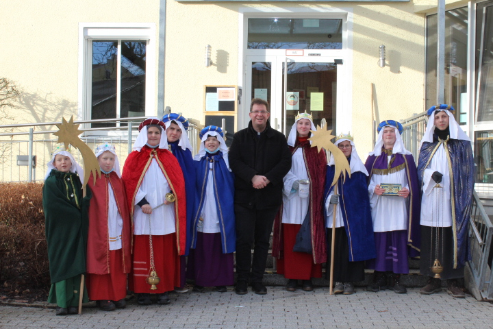 Die Sternsinger waren da